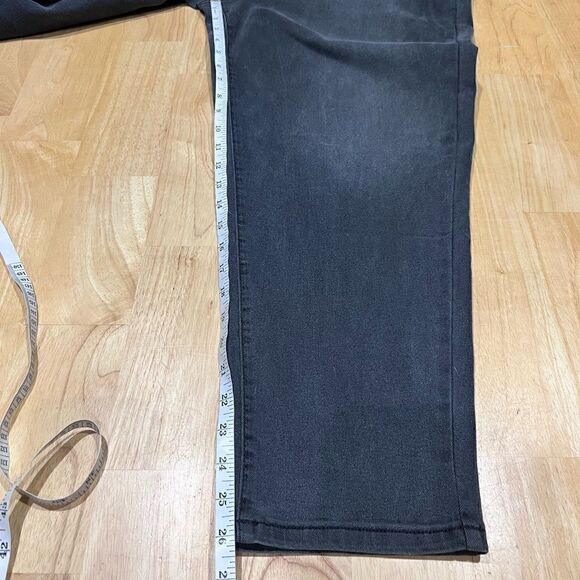 NWT Sonoma mom jeans ultra high rise baggy grey denim size 12 - Picture 14 of 14